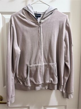 metrostyle Men's Full-Zip Hoodie - Light Taupe